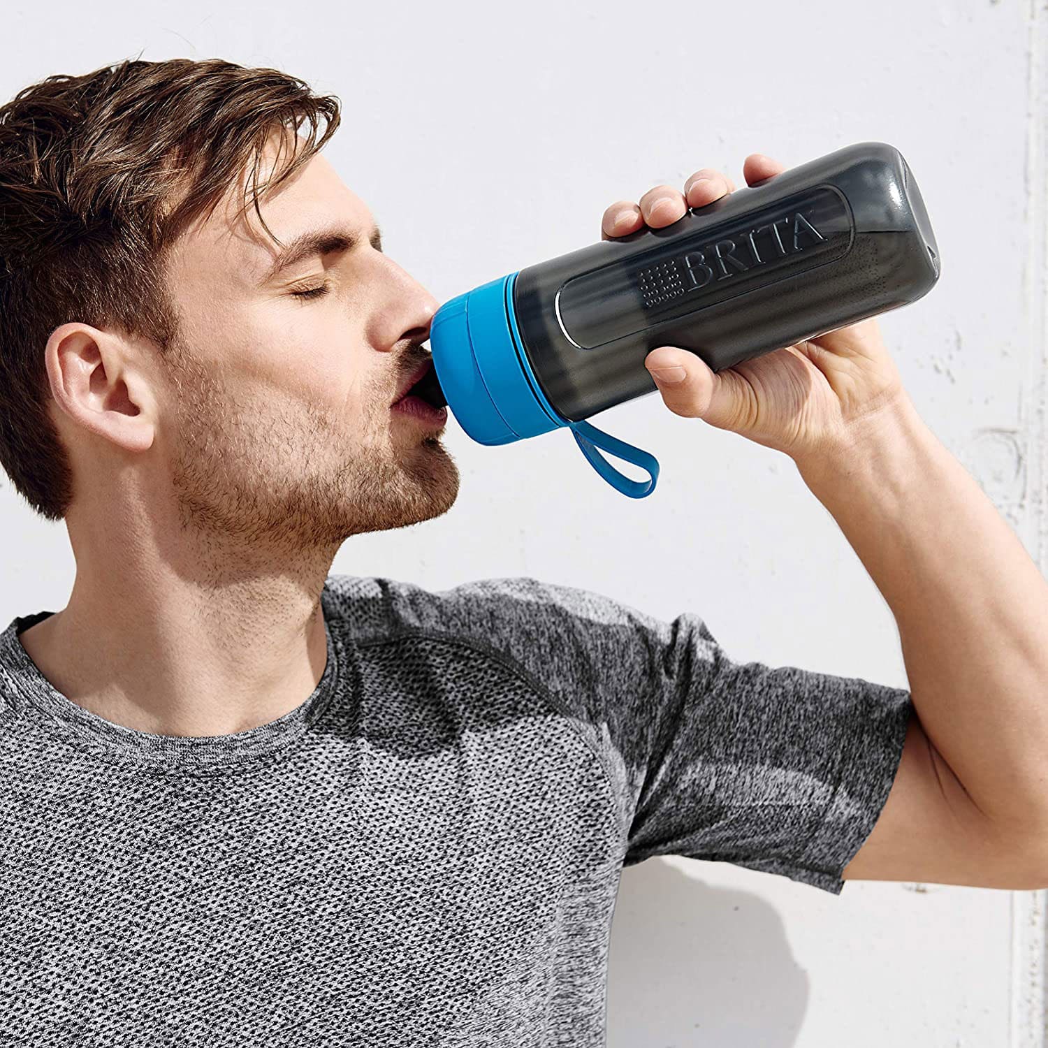 Brita Fill & Go Active Water Filter Bottle With 1 MicroDisc Filter