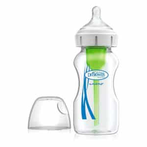 Dr Brown Options+ Anti-Colic Wide Neck Baby Bottles 270ml