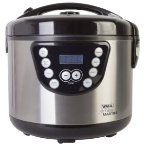 Wahl James Martin LED Digital Multi Cooker 4 Litre Family Size Stainless Steel – Silver