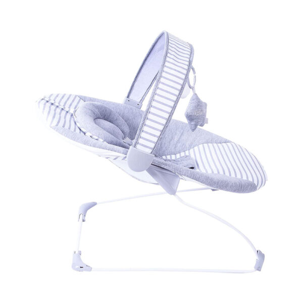 Red Kite Grey Linen Cozy Bounce Musical Vibrating Baby Bouncer Chair 265409 - Image 3