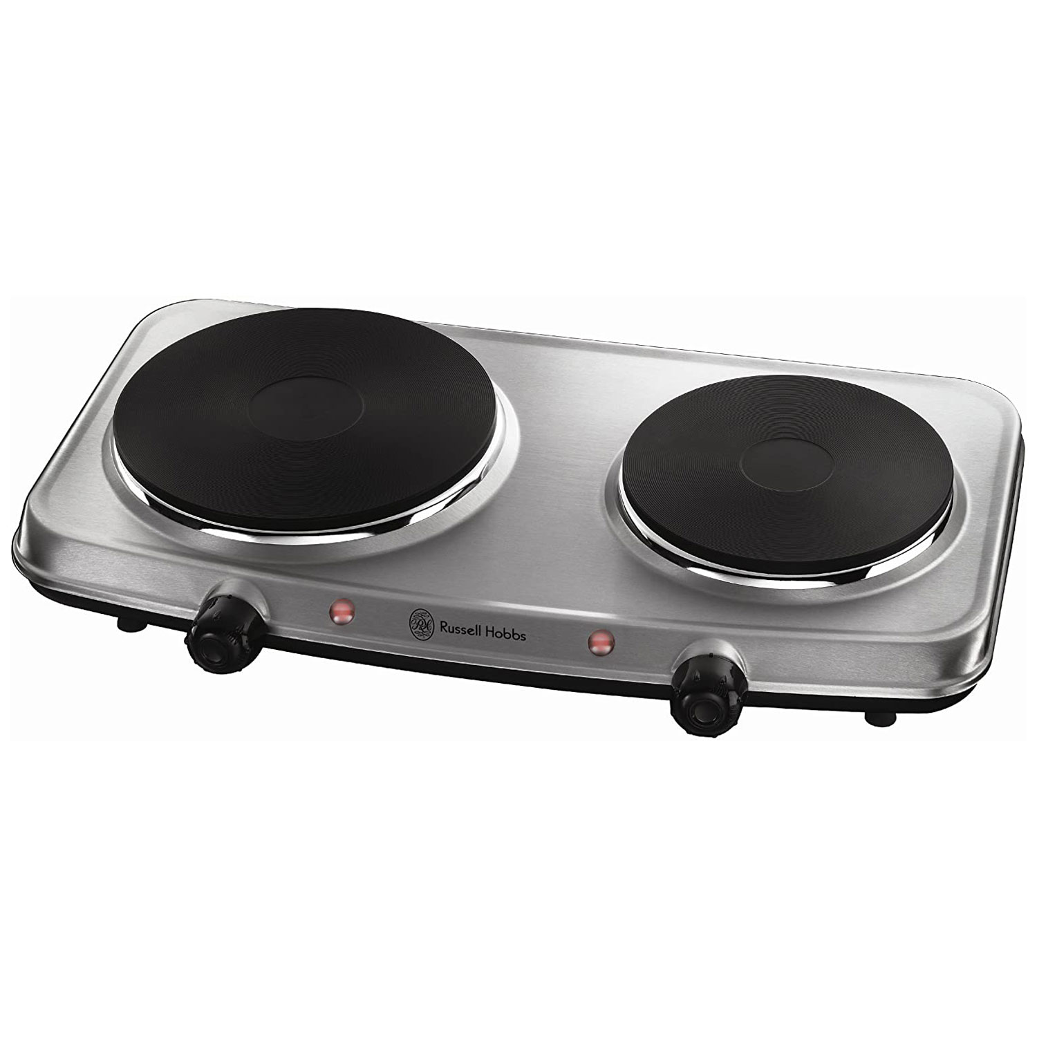 Russell Hobbs 2 Plate Mini Hot Plate Hob Stainless Steel 1500 W