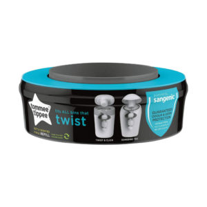 Tommee Tippee Twist And Click Refill Cassette + Sangenic Tec Nappy Bin