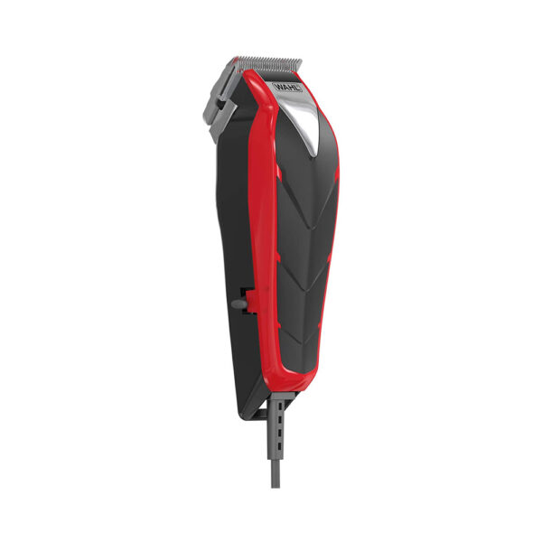Wahl Baldfader Plus Ultra Close Cut Hair Clipper With 6 Attachment Combs - Black/Red - Image 2