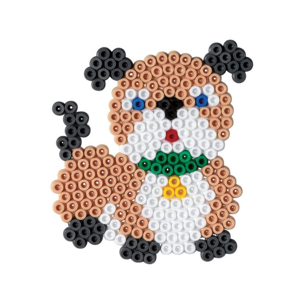 Hama 1000 Midi Beads In Bag Cylindrical Plastic - Beige - Image 2