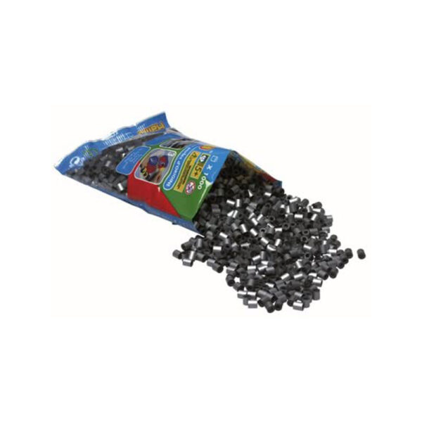 Hama 1000 Midi Beads In Bag Cylindrical Plastic - Silver - Image 2