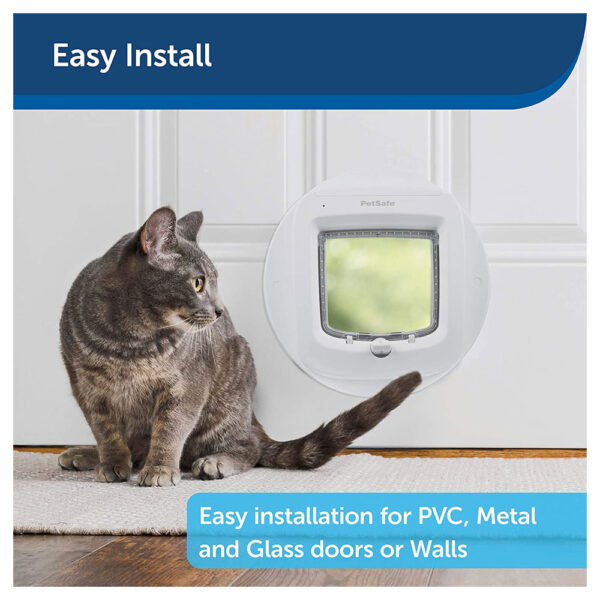 PetSafe Easy Install Microchip Cat Flap Installation Adaptor, Glass Door & Wall - Image 4