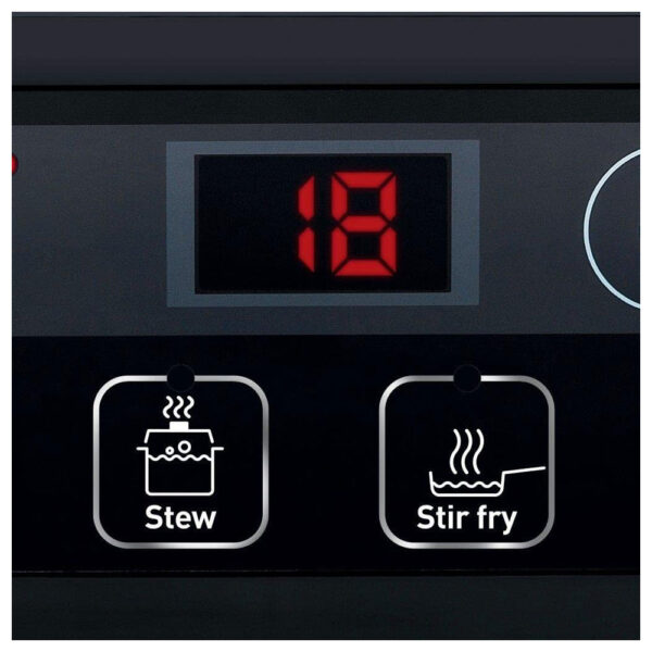 Tefal Everyday Induction Hob Ceramic Plate with 6 Pre-Set Cooking Programmes - Black - Image 3