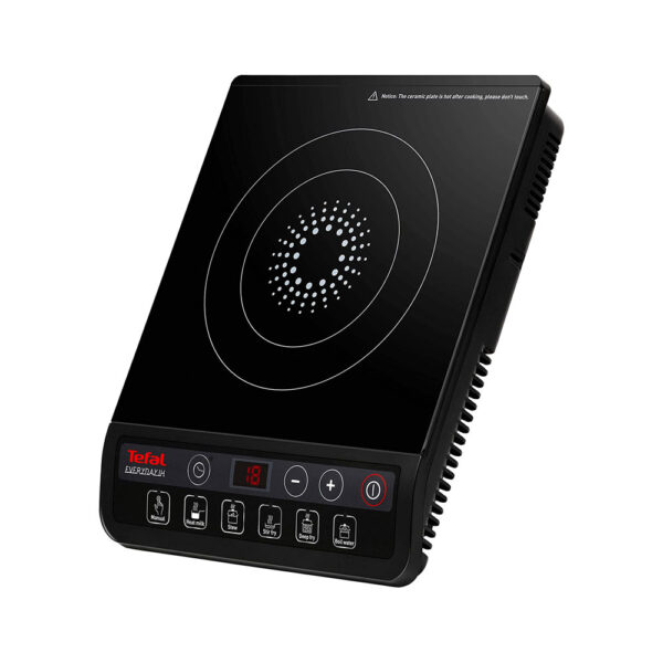 Tefal Everyday Induction Hob Ceramic Plate with 6 Pre-Set Cooking Programmes - Black - Image 4