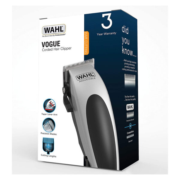 Wahl Vogue Corded Hair Clipper - Black - Image 3