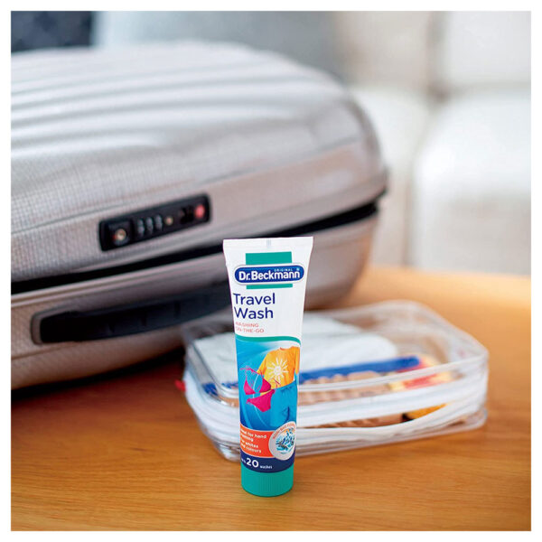 Dr. Beckmann Non Bio Travel Wash 100 ml - Ideal For Hand Washing White And Colored Garments Up To 20 Washes - Image 3