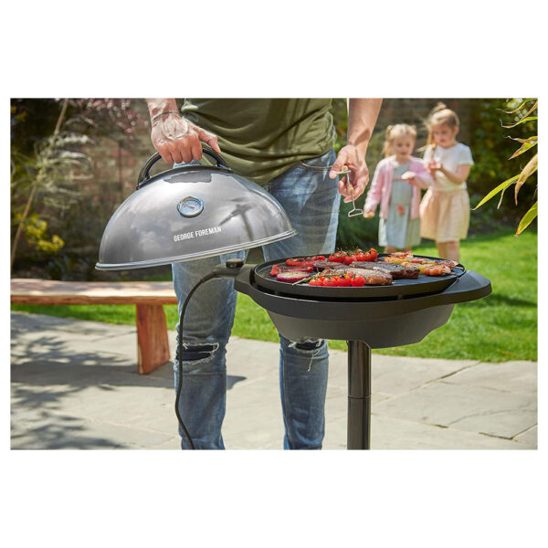 George Foreman Barbecue Indoor Outdoor Grill BBQ 2400 W - Black - Image 8