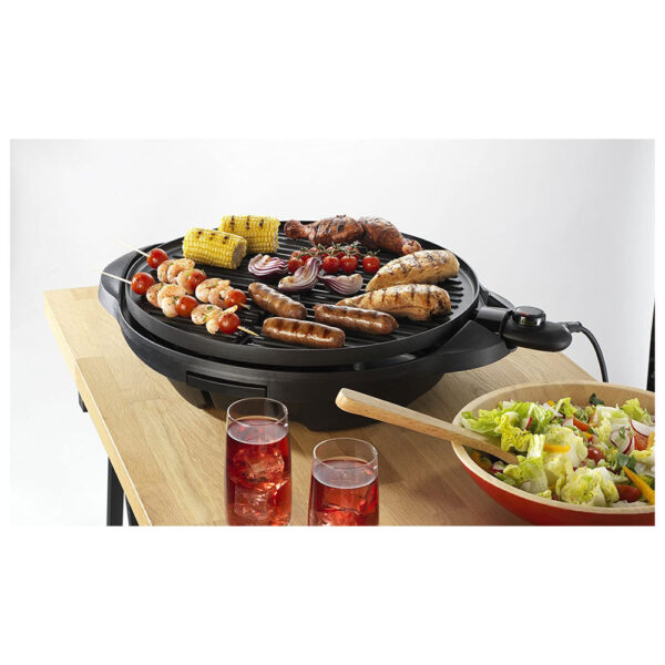 George Foreman Barbecue Indoor Outdoor Grill BBQ 2400 W - Black - Image 9