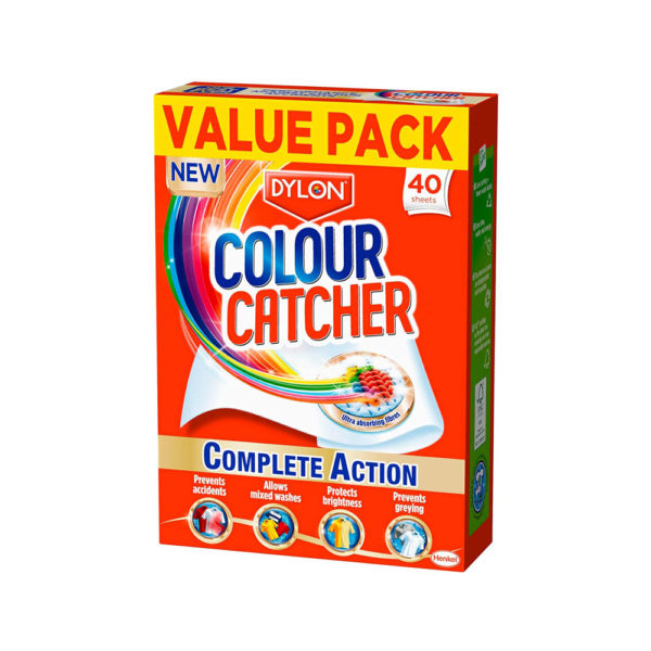 Dylon Colour Catcher Complete Action Laundry Sheets – 2 x 40 sheets