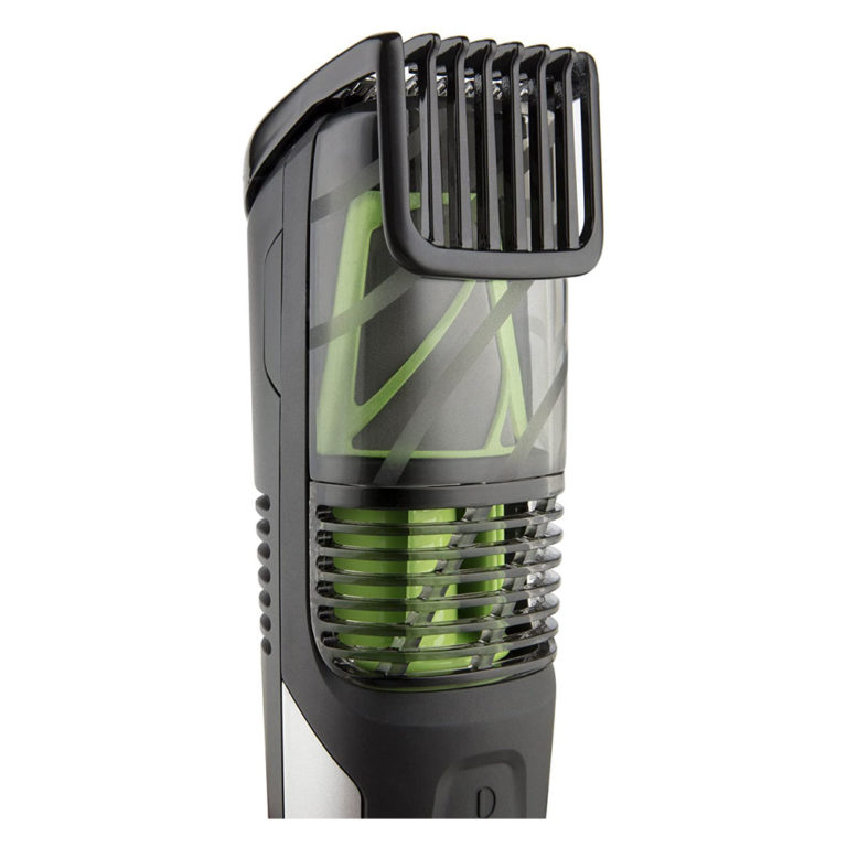 Remington Mens Beard And Stubble Trimmer With Vacuum Chamber To Catch