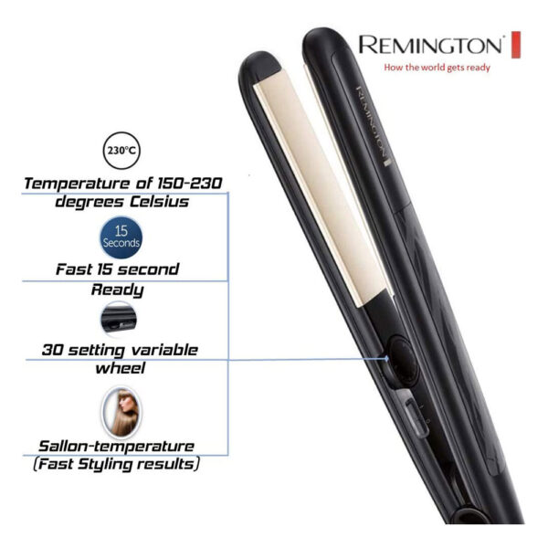 Remington Ceramic Straight 230C Slim Hair Straightener 4 x Protection - Image 4