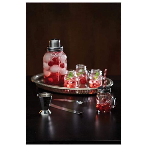 KitchenCraft BarCraft All In 1 Cocktail Jigger With 6 Spirit Measure Markings - Stainless Steel - Image 2