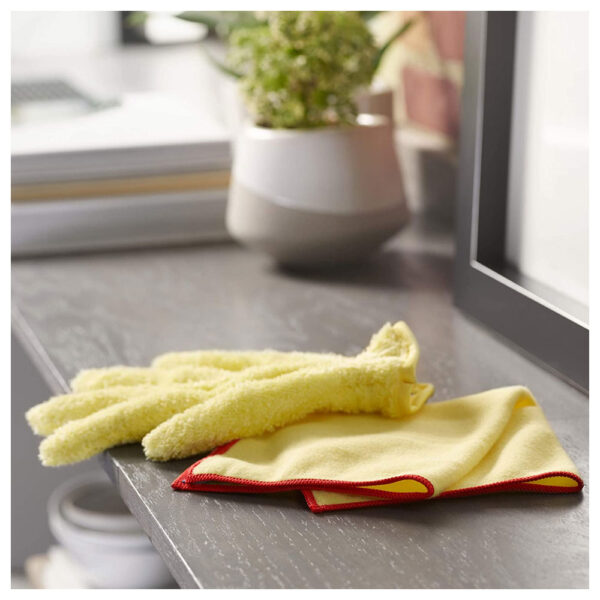 E-Cloth High Performance Dusting Glove Premium Microfiber - Yellow - Image 2