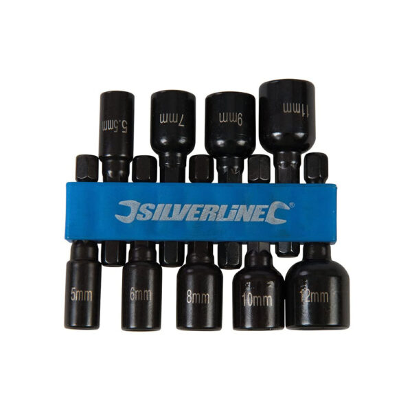 Silverline Magnetic Nut Driver Set 9pce 5 – 12mm - Image 2