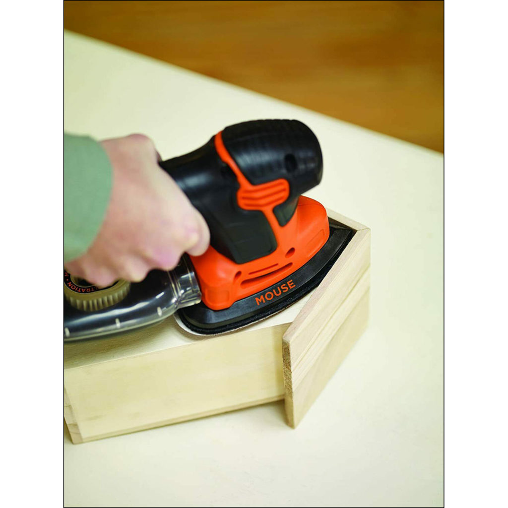 Black & Decker Next Generation Mouse Sander With Kit Box and 9