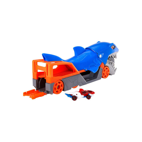 Hot Wheels Shark Chomp Transporter - Multicolor - Image 2