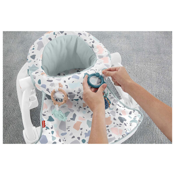 Fisher-Price Sit-Me-Up Floor Seat Terrazzo - Multicolor - Image 5