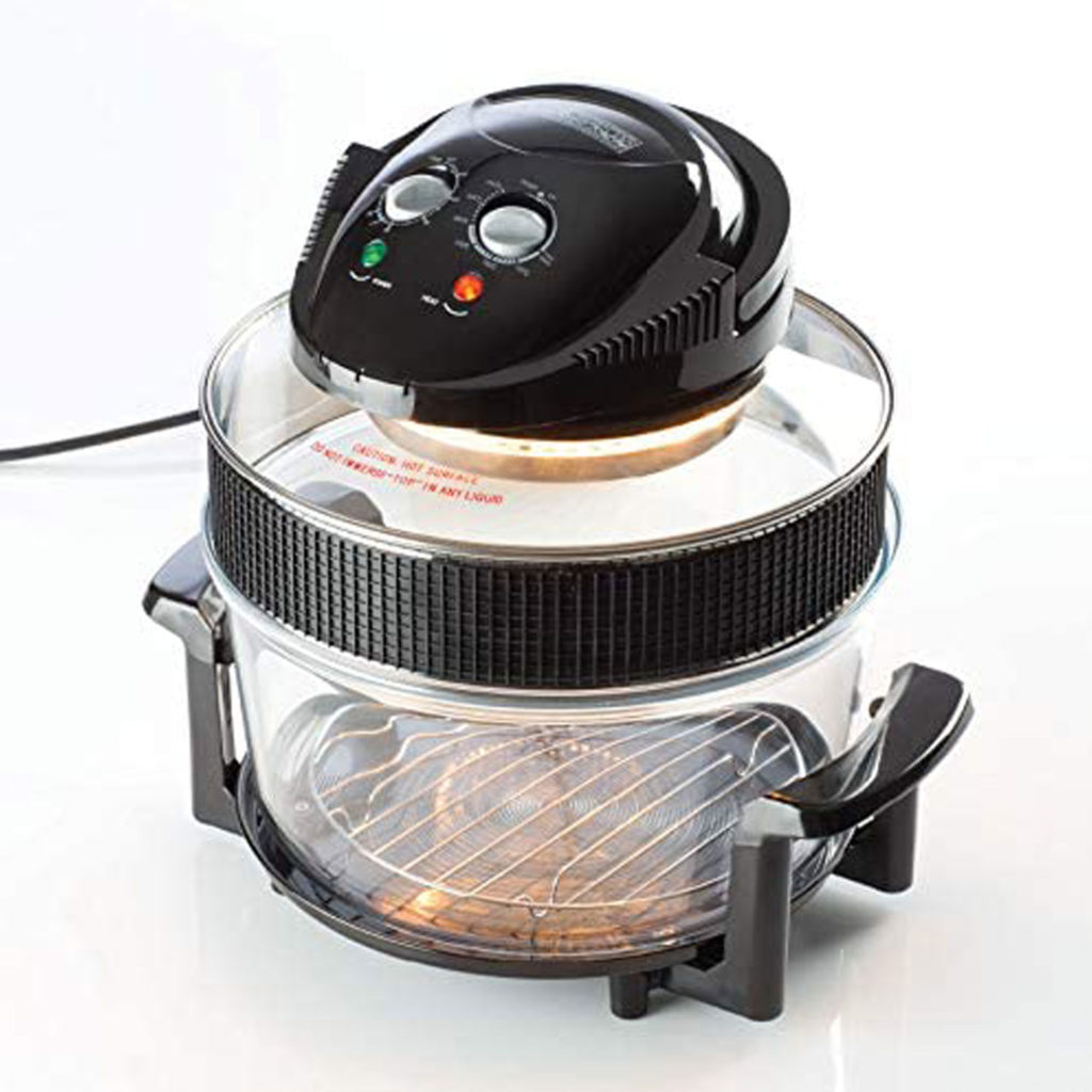 Daewoo Deluxe 17L 1300W Halogen Air Fryer with an Extension Ring BuysBest