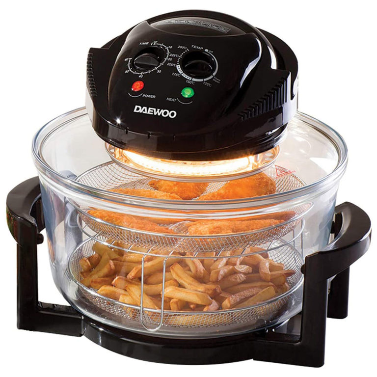 Daewoo Deluxe 17L 1300W Halogen Air Fryer with an Extension Ring BuysBest
