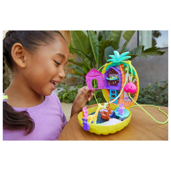 Polly Pocket Girls Dolls IP Brands Tropicool Pineapple Purse - Image 6
