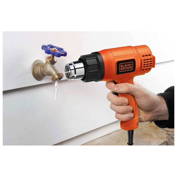 Black & Decker Heat Gun, 1750 W, 230 V - Black/Orange - Image 5