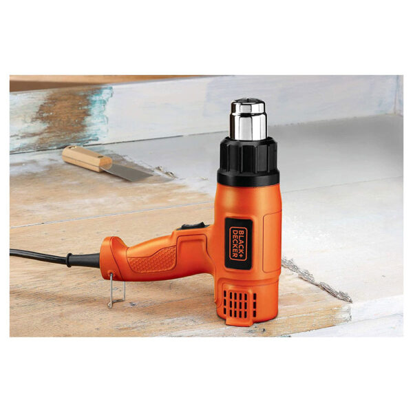Black & Decker Heat Gun, 1750 W, 230 V - Black/Orange - Image 6