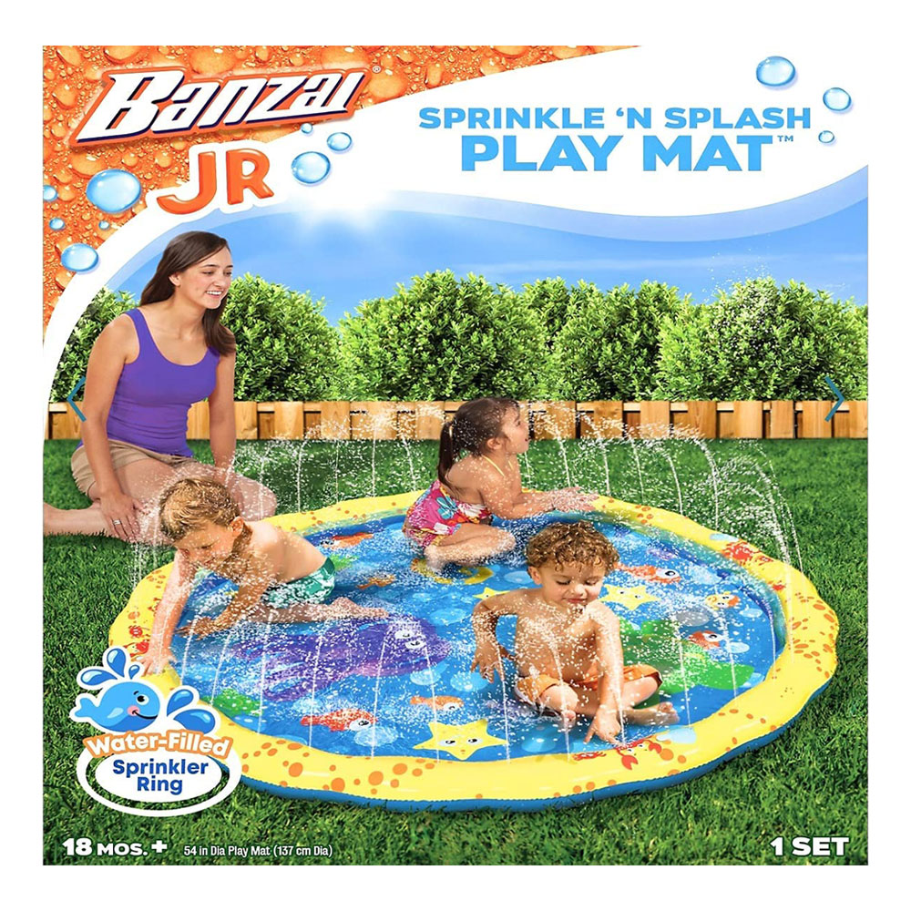 Banzai Sprinkle 'n' Splash Play Mat , Multi-Colour | Buysbest
