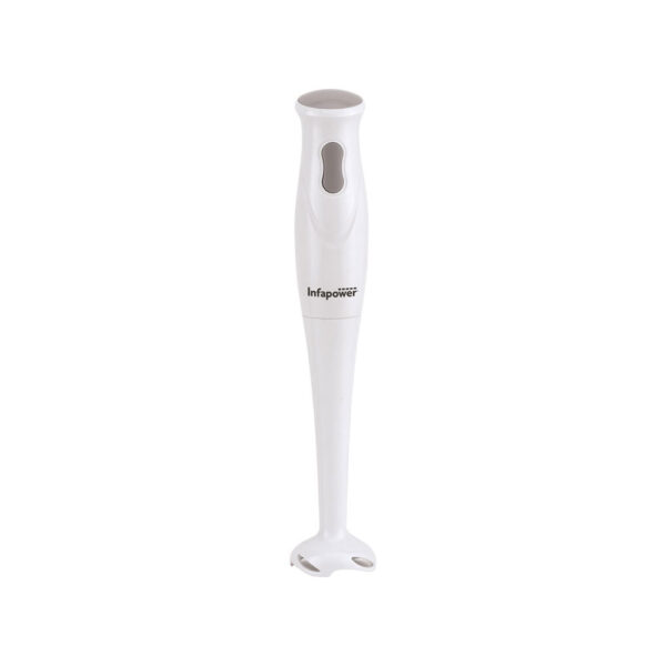Infapower Hand Blender Plastic Stainless Steel Shaft And Blade 400 W - White