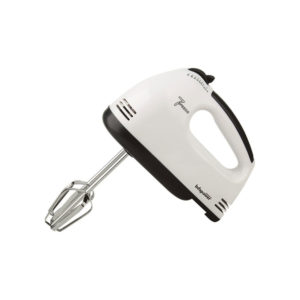 Infapower Hand Mixer 7 Speed Settings Stainless Steel Beaters 120 W – White