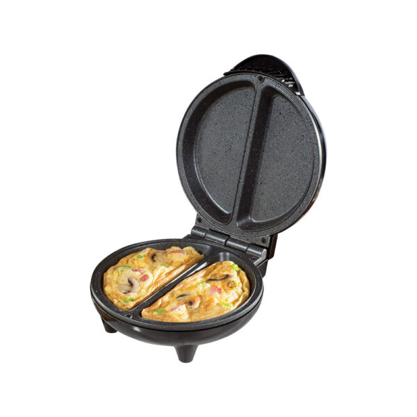 Daewoo Deep Fill Non-Stick Omelette Maker Stainless Steel 750 W - Silver/Black