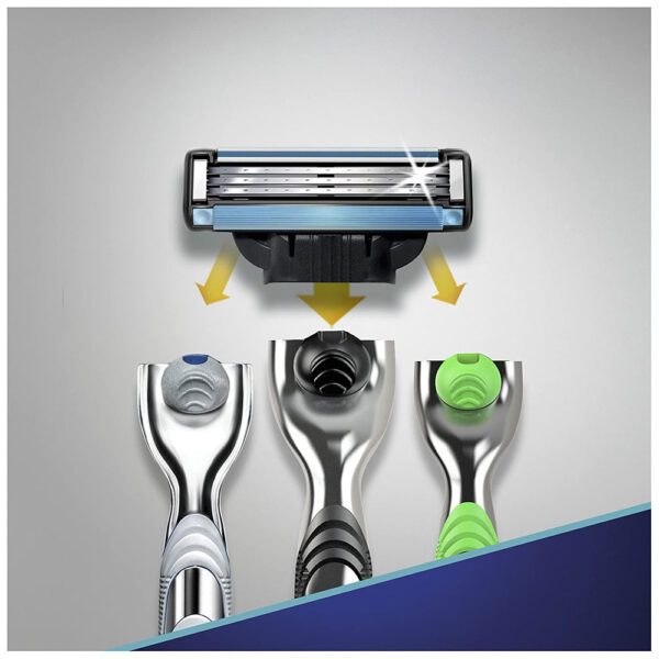 Gillette Mach 3 Razor Blades For Men Stronger Than Steel Blades 8 - Image 4