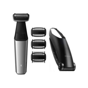 Philips Series 5000 Showerproof Body Groomer With Back Reaching Attachment – Black/Silver