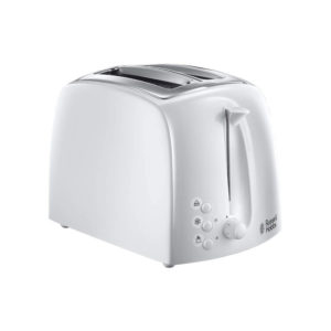 Russell Hobbs Textures 2 Slice Toaster Plastic – White