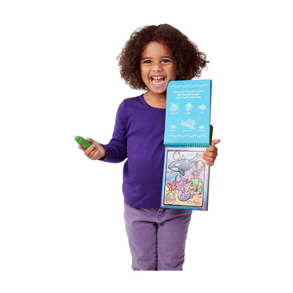 Melissa & Doug On the Go Water Wow! Animals Water Reveal Pad - No Mess Painting For Kids! - Multicolor - Image 4