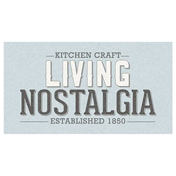KitchenCraft Living Nostalgia Large Metal Bread Bin, 34 x 21.5 x 25 cm In Cream - Image 6