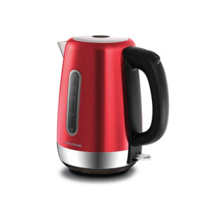 Morphy Richards Equip Jug Kettle Stainless Steel 3000 W 1.7 Litres – Red