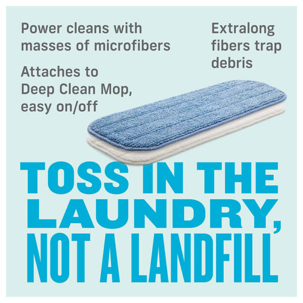 E-Cloth Replacement Mop Heads 2pk - Image 5