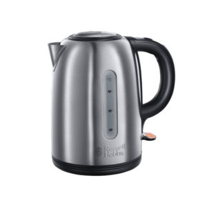 Russell Hobbs Snowdon Brushed Stainless Steel Kettle 3000 W 1.7 Litres – Silver