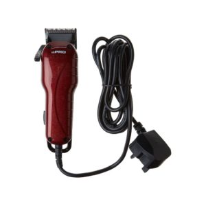 Andis US Pro Adjustable Blade Hair Clipper Plug Super Taper – Red