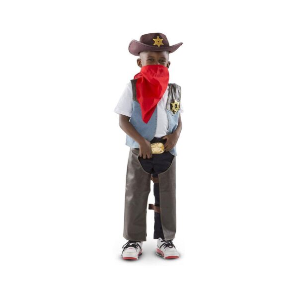 Melissa & Doug Cowboy Role Play Costume Set - Multicolor - Image 2