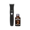 Wahl Beard Trimmer And Beard Oil Gift Set With Attachments - Black