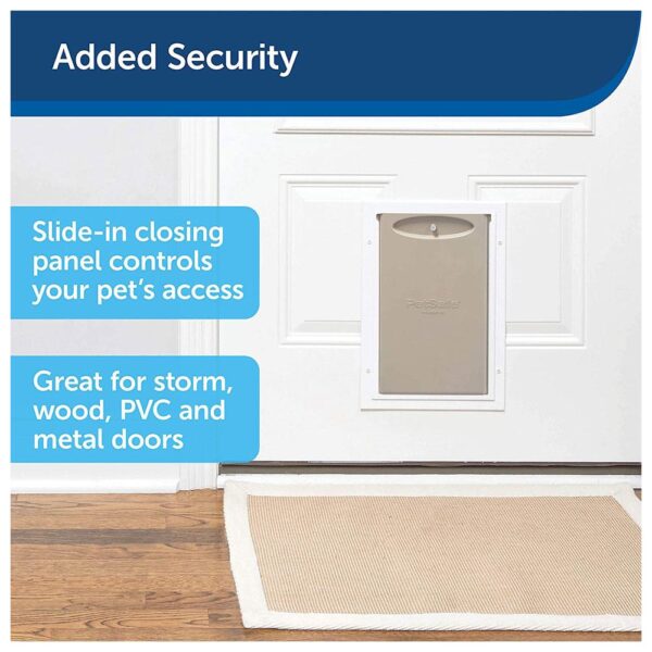 PetSafe Staywell Aluminum Pet Door Flap Energy Efficient Magnetic Lock Medium - Image 3