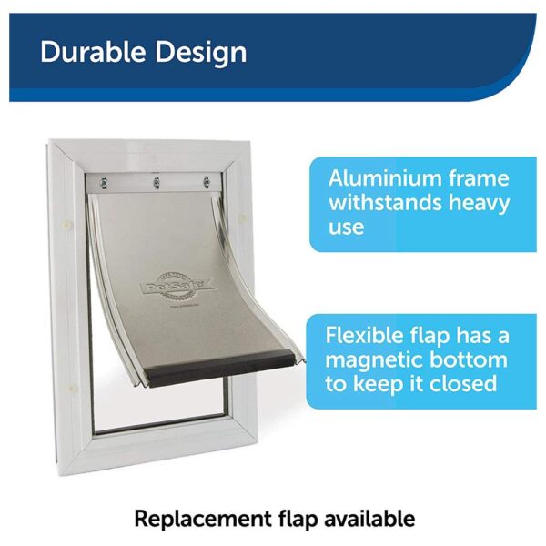 PetSafe Staywell Aluminum Pet Door Flap Energy Efficient Magnetic Lock Medium - Image 4