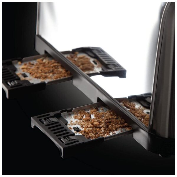 Russell Hobbs Futura 4 Slice Toaster Stainless Steel 1500 W Silver