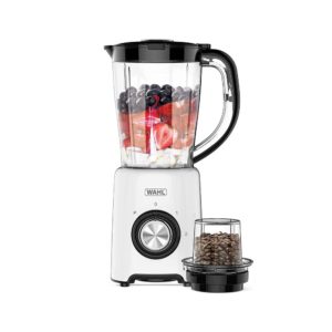 Wahl Table Jug Blender with Grinder Attachment 2 Speed Pulse Setting 500 W 1.5 Litres – White