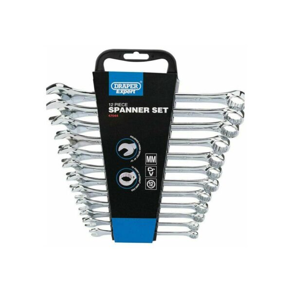 Draper Hi-Torq Metric Combination Spanner Set 12 Piece